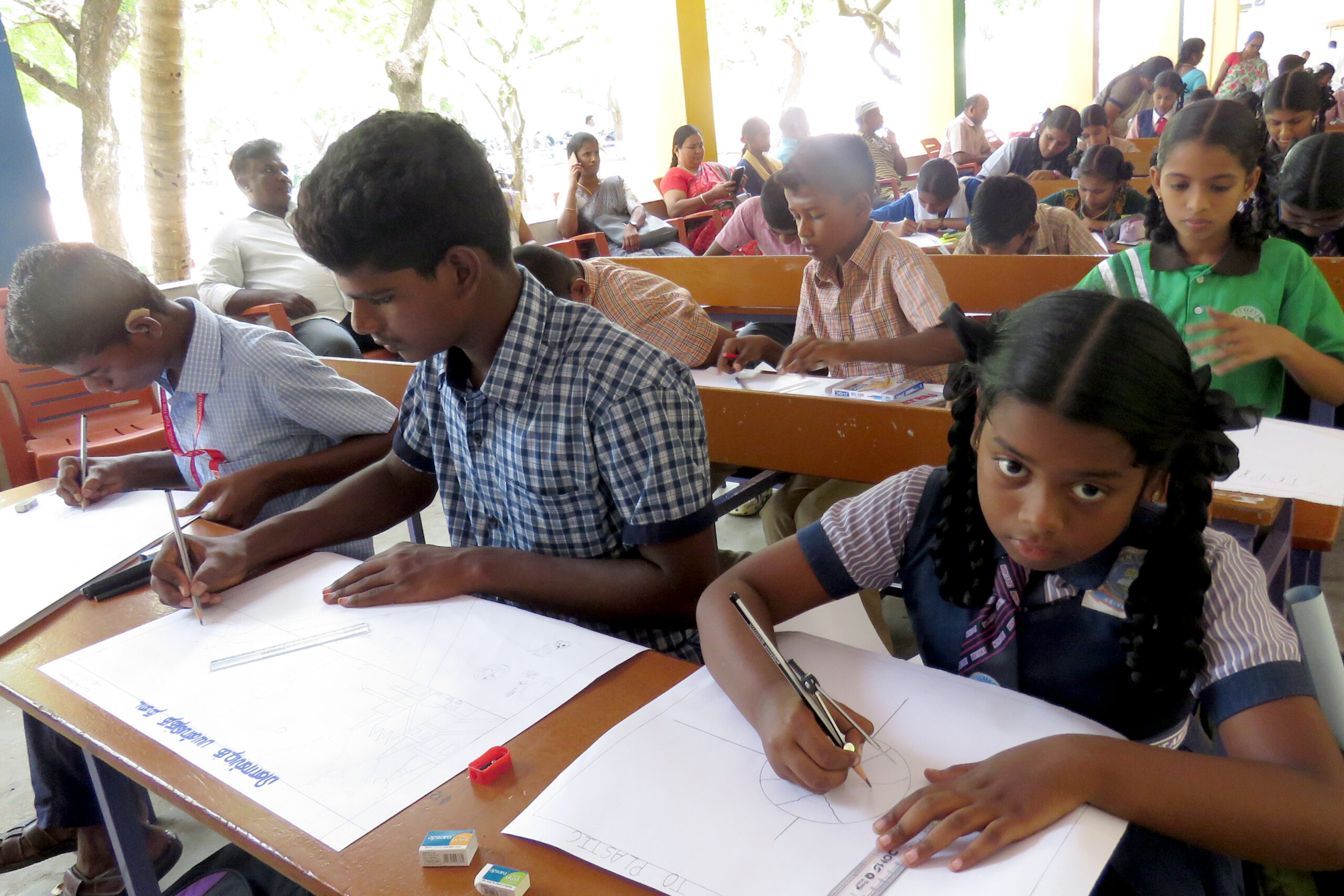 State wide drawing competition for school children on the topic “to be safe  from Corona” – Tamil Nadu Fire & Rescue Services
